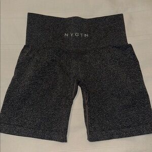 NVGTN Dark Gray High-Waisted Shorts
